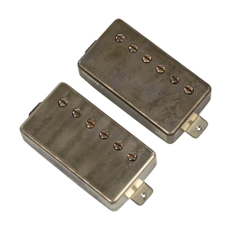 Mojotone Bill Kelliher Hellbender Humbucker pickup set - aged nickel image 1