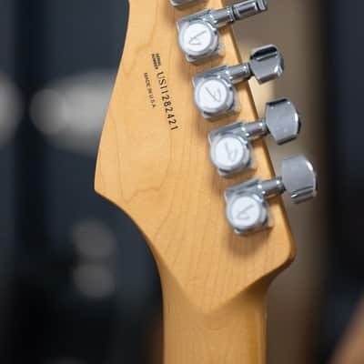 2011 Fender USA American Deluxe Ash Stratocaster - Tobacco Sunburst image 14