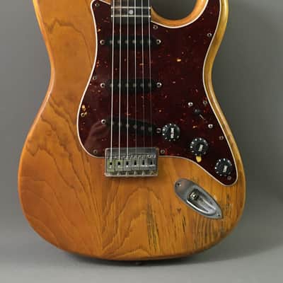 Vintage 1980s Fender Stratocaster Custom Natural Relic Nitro Lacquer Swamp Ash ST72 Hardtail HSC Ultra Light 6.3 Lb image 2
