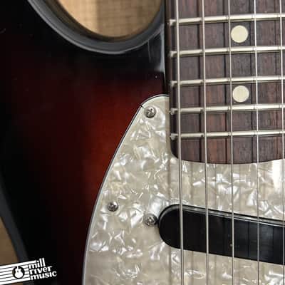 Fender American Performer Mustang Sunburst 2022 MIJ Bridge image 3