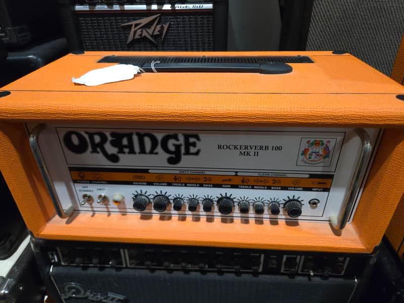 Orange Rockerverb 100 MK II 2-Channel 100-Watt Guitar Amp Head 2010 - 2014 - Orange - Local Pickup Only image 1