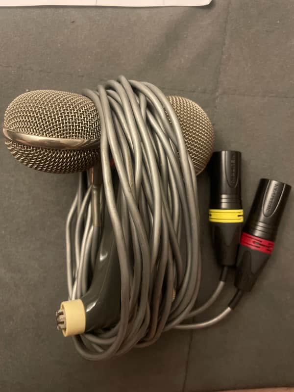Vintage Grundig GDSM 200 Stereo Dynamic Microphone – Serviced – XLR Modified – Made by Sennheiser image 1