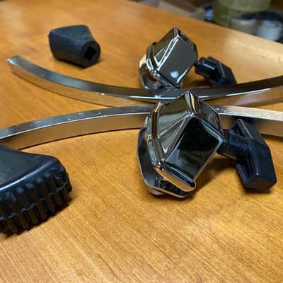 Ludwig Vintage Bass Drum Spur Mounts and Spurs (1/2"), 1970s/80s image 7