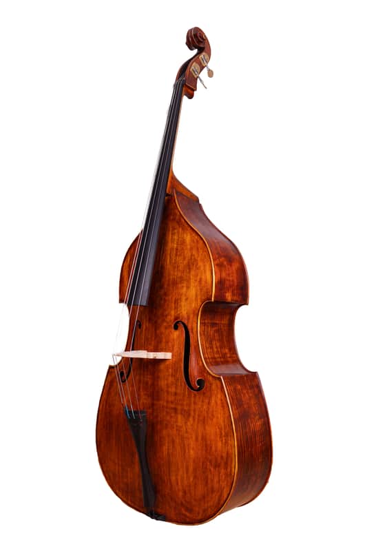 Gamba Double Bass 3/4 Antique Style - Hand-Made in Romania #15 image 1