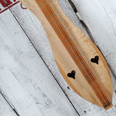 McSpadden 4 String Baritone Flathead Hourglass Dulcimer with Gig Bag image 9