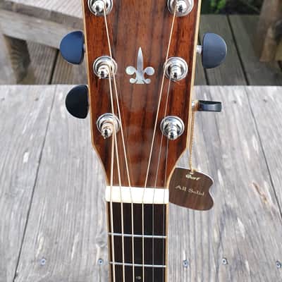 Cort AS-S5 NAT, Vollmassive Mini Jumbo Westerngitarre mit Fishman Preamp image 10