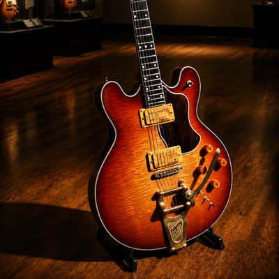 Gruggett ES-335 1979 . Mosrite group. MOST BEAUTIFUL GUITAR IN THE WORLD. image 1