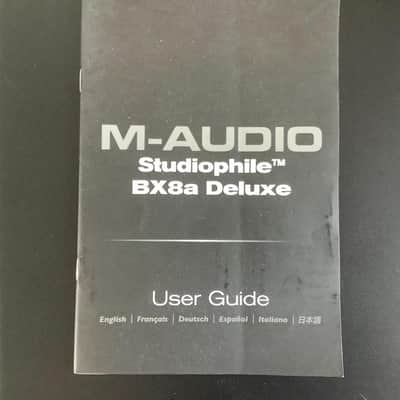A pair of M-Audio Studiophile BX8a Delux Monitors Mid 2000's Black image 3