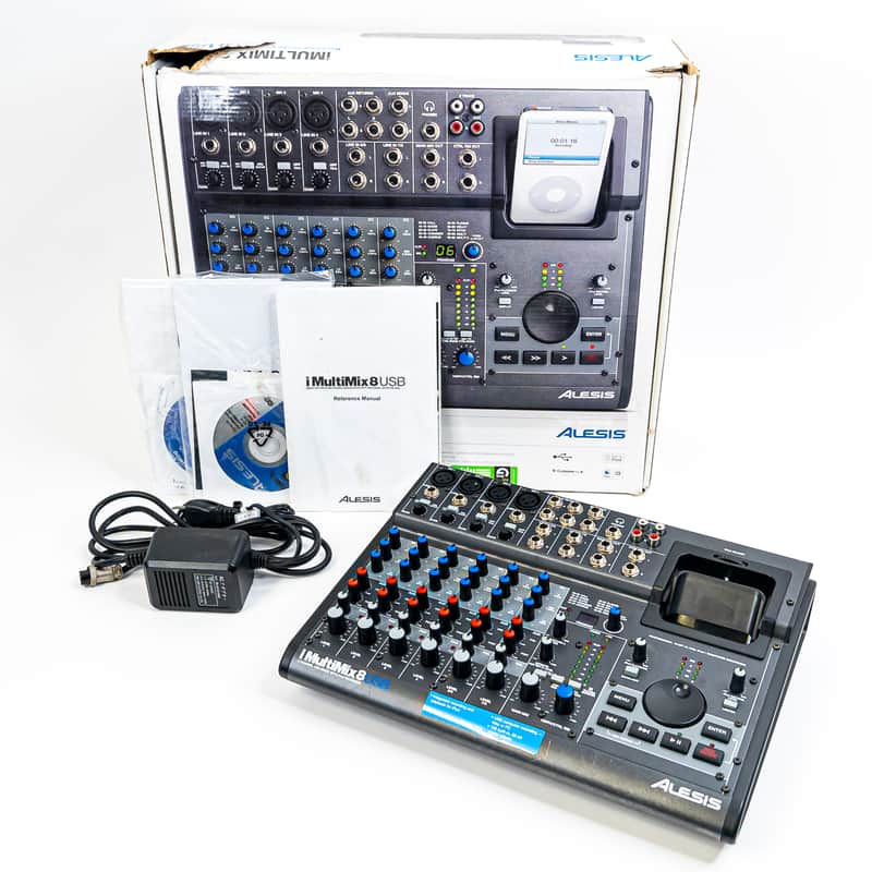 Alesis iMultiMix 8 - All-in-One USB Mixer with iPod Dock image 1
