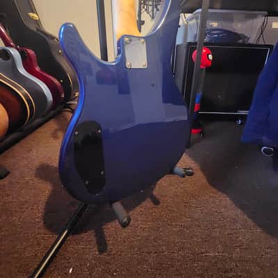 Yamaha TRBX174 4-String Bass 2010s - Blue Metallic image 11