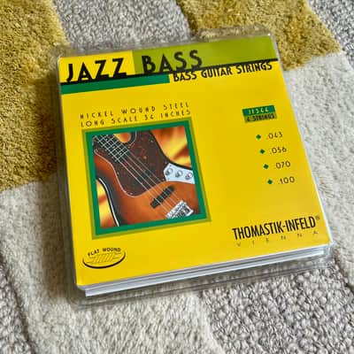 Thomastik-Infeld "TI Jazz Flats" JF344 Jazz Flatwound Bass Guitar Strings [.043-.100] [Long Scale 34"] image 1