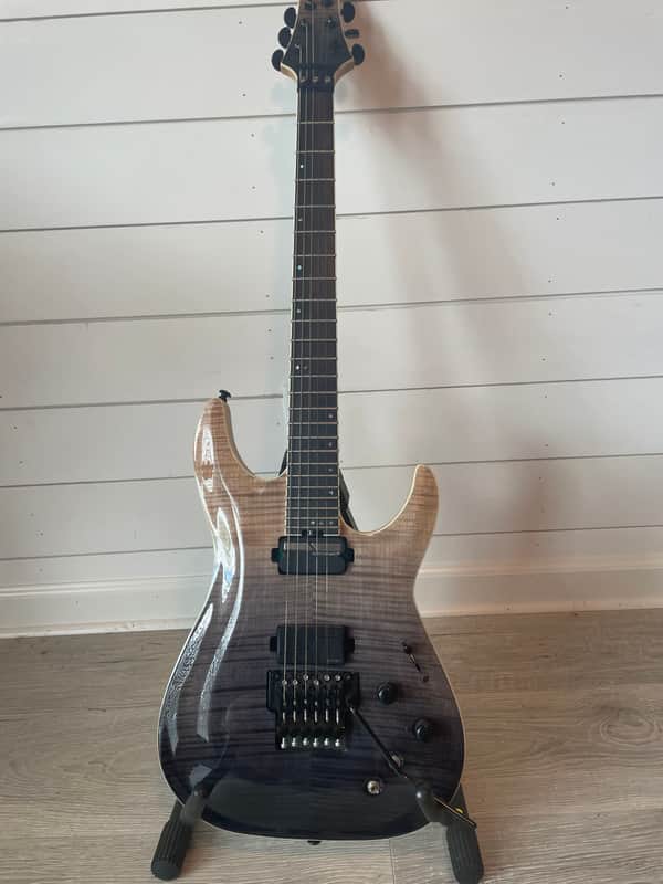 Schecter C1-FRS-S Elite 2020-2023 - Black fade image 1
