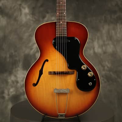 all original 1965 Gibson ES-120T Sunburst wide nut width image 2
