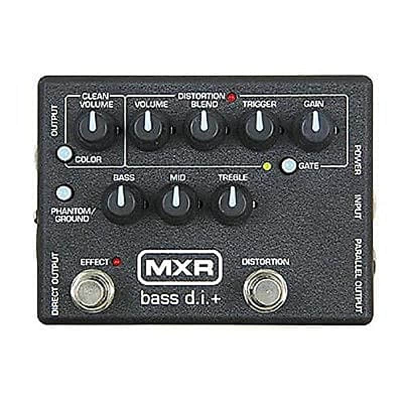 Mint MXR M80 BASS DIRECT BOX WITH DISTORTION DI PEDAL D.I. + plus image 1