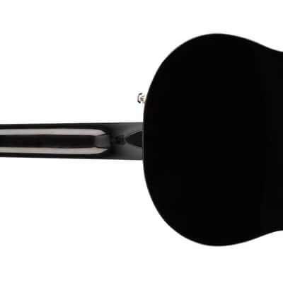 Fender CN-60S Solid Top Nylon String Acoustic Classical Guitar, Gloss Black image 1
