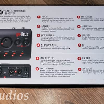 dbx DriveRack Series goRack Performance Processor - Like New in Box! image 3