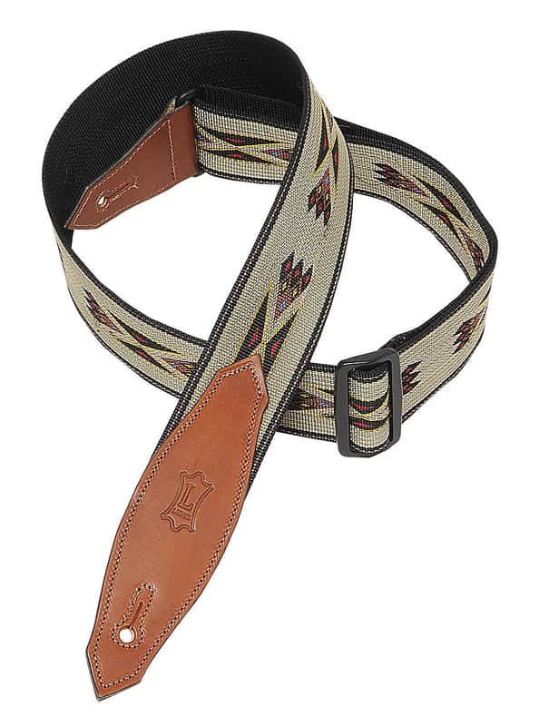 Levy's MSSN80-TAN Signature Series 2" Southwest Navajo Print Guitar Strap image 1