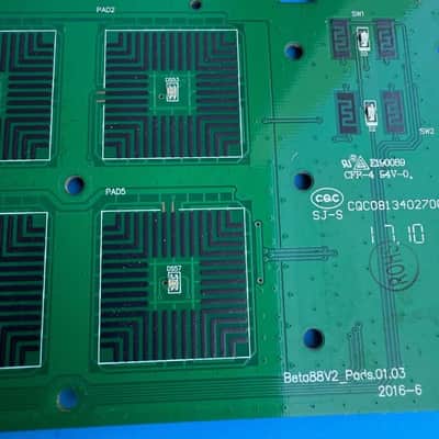 Nektar Impact LX88+ MIDI Keyboard Part: Drum Trigger Pad Circuit Board image 5