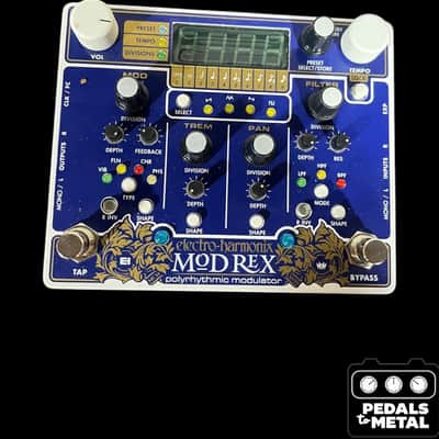 Electro-Harmonix Mod Rex Polyrhythmic Modulator 2018 - Present - White / Blue - X15822 image 2