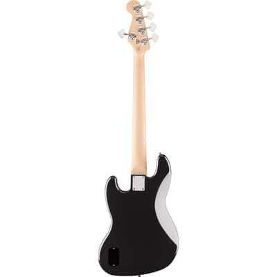 Squier Affinity Series Active Jazz Bass V - Maple Fingerboard, Black Metallic image 3