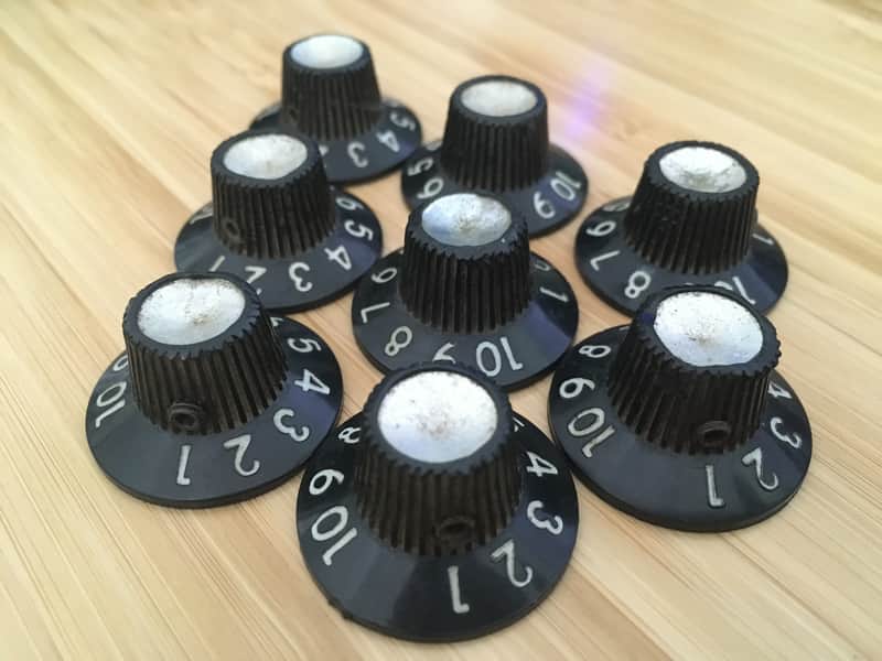 Vintage Fender amplifier knobs (8, 1968 Bandmaster) image 1