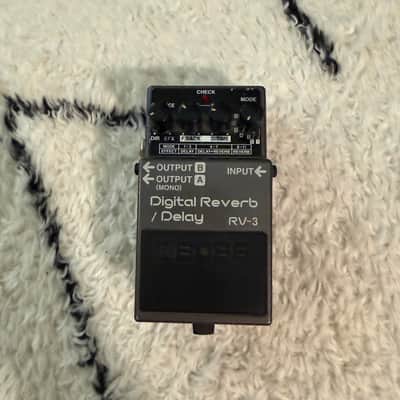 Boss RV-3 Digital Reverb/Delay (Pink or Dark Gray Label) 1994 - 2002 - Grey image 2