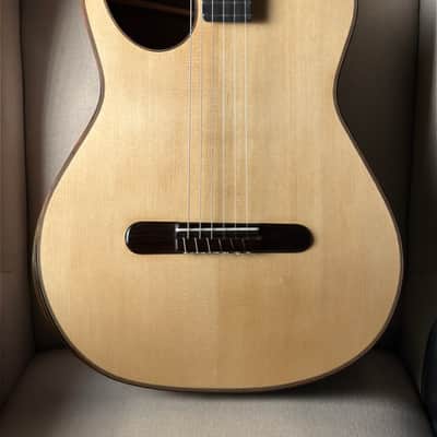 Tomas Fiore Classical Cutaway Crossover Brazilian Rosewood MiSi Pickup Stauffer Style Neck image 3