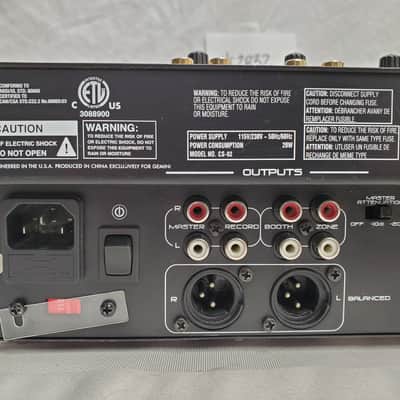 GEMINI CS-02 5 CHANNEL DJ MIXER WITH EFFECTS #2832 GOOD WORKING CONDITION image 11