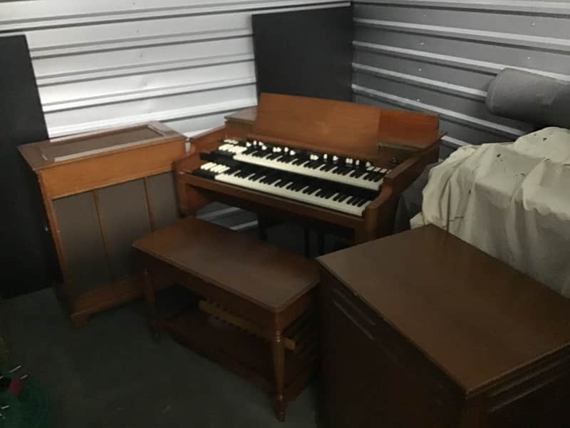 Hammond B3 Organ with Leslie 145 Speaker 1955 Natural finish image 1