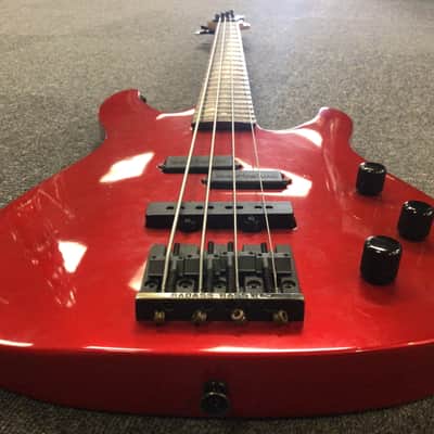 Used Peavey B-NINETY Bass Guitars Red image 5