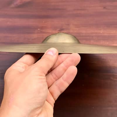 Rare ZILDJI Vram / Zildjian K Constantinople 16” Hi-hat Vintage 20s - ca 100 years old image 11