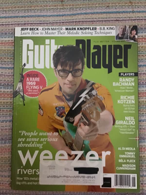 Guitar Player Magazine Back Issue June 2020 - Rivers Cuomo (Weezer) image 1