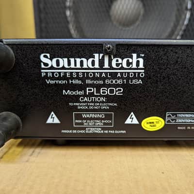 NEW! SoundTech 600 Watt PL 602 Stereo Power Amplifier - Never Displayed! image 7