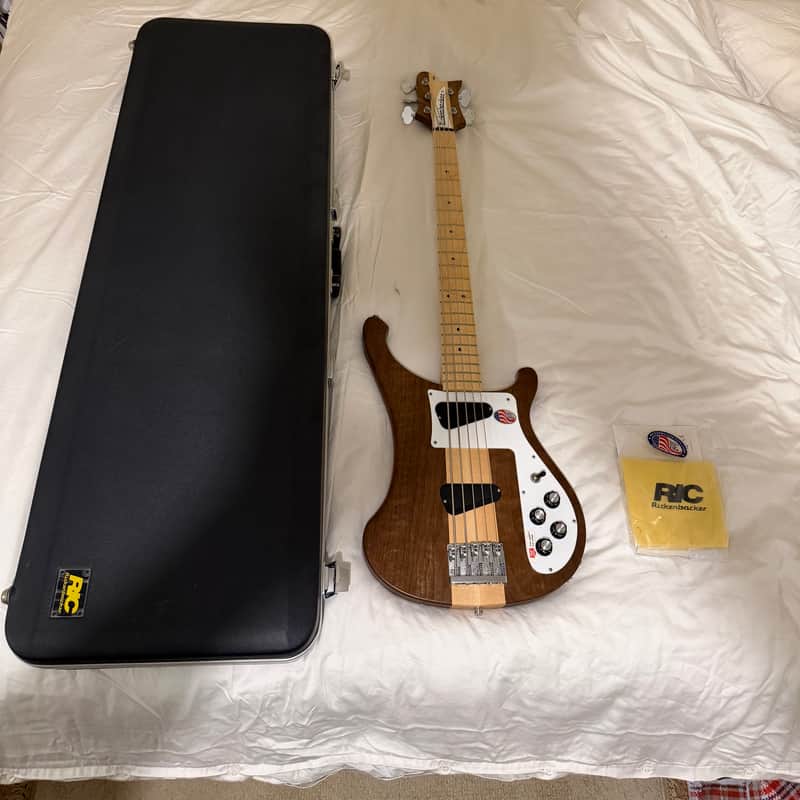 2018 – 2021 Rickenbacker 4003S/5W 5-string Walnut Bass Guitar …