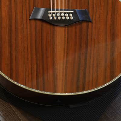 Minty! 2005 Taylor W-65-CE 12-String Walnut Cutaway Acoustic Guitar Natural + HSC image 5