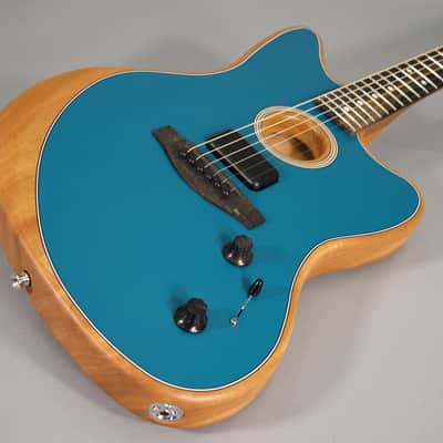 FENDER AMERICAN ACOUSTASONIC JAZZMASTER OCEAN TURQUOISE image 3