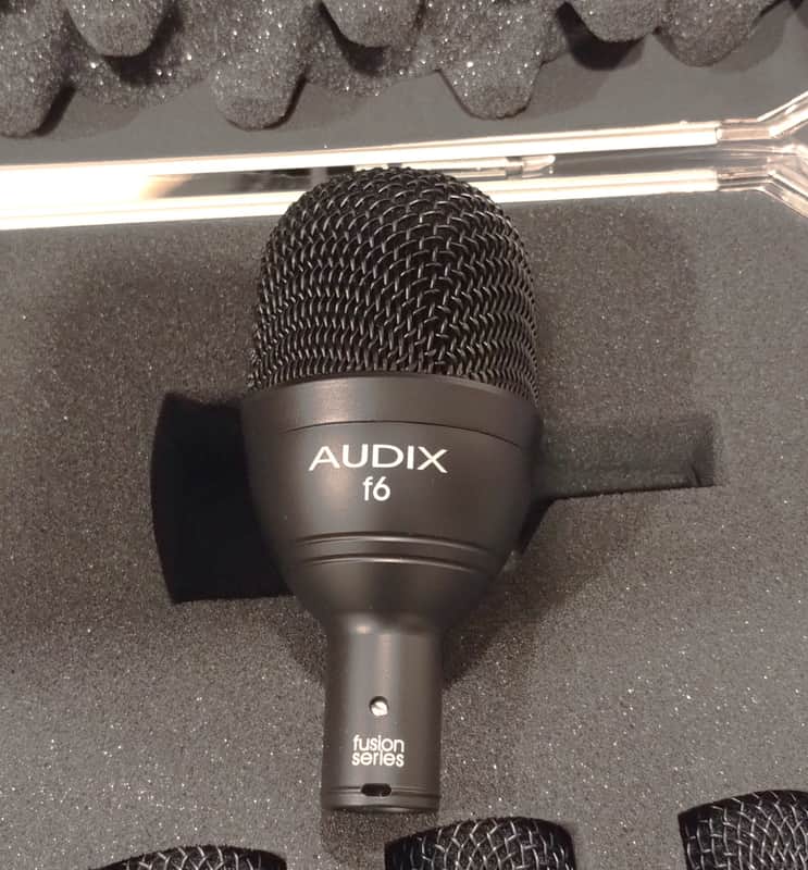 Audix F6 Dynamic Bass and Kick Drum Instrument Microphone Brand NEW never used includes new sealed bag D-Clip Bild 1