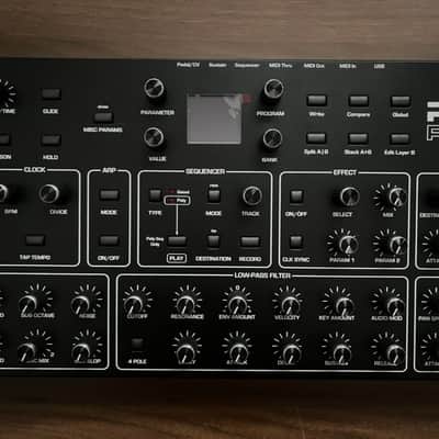 Sequential Prophet Rev2 Desktop 16-Voice Polyphonic Synthesizer 2018 - Present - Black with Wood Sides image 3