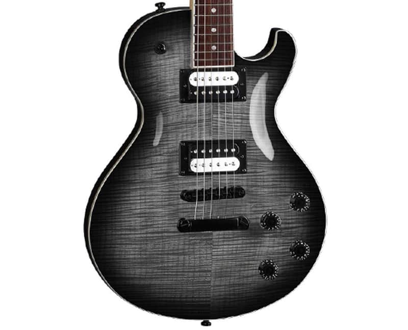 Dean Thoroughbred X Flame Maple Electric Guitar - Charcoal Burst image 1
