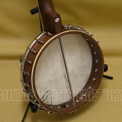 097-0302-321 Fender PB-180E Open Back Banjo Walnut Fingerboard Natural w Gig Bag 0970302321 image 4