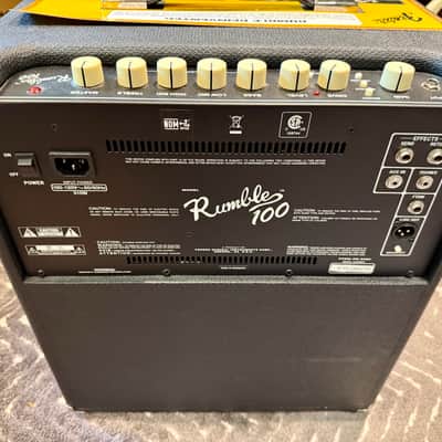 Fender Rumble 100 V3 100-Watt 1x12 Bass Combo 2015 - Present - Black image 5