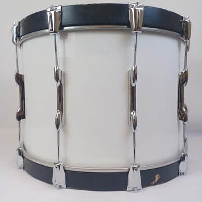 Premier Lite 14x22"Bass Drum 3Ply African Mahogany Vintage Marching/Virgin Shell image 5