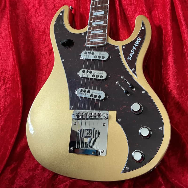 Rapier Saffire Ultra Electric Guitar in Shoreline Gold image 1