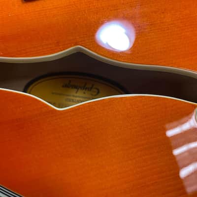 Epiphone Emperor Swingster 2019 - Sunrise Orange image 16