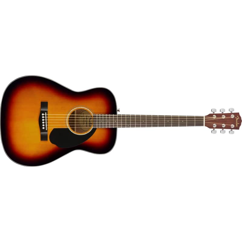 Fender CC-60S Concert Acoustic Guitar, with 2-Year Warranty, 3-Color Sunburst image 1