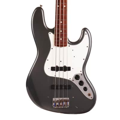 Fender Custom Shop 1966 Jazz Bass Relic Charcoal Frost Metallic Masterbuilt Dale Wilson 2011 image 2