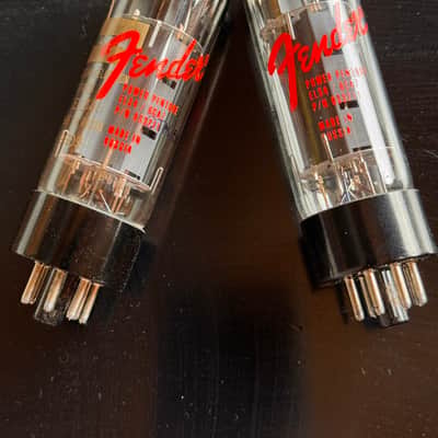 Matched pair SYLVANIA el34 6ca7 c 1960 vintage tubes usa | Reverb
