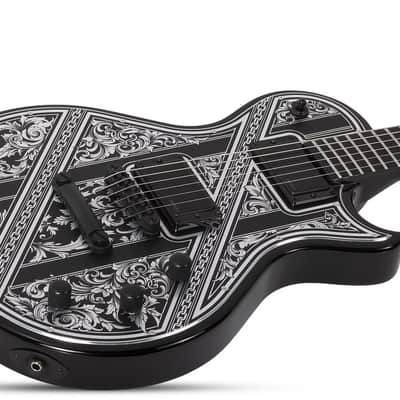 Schecter Solo-II Przym Palladium Gloss Black image 4
