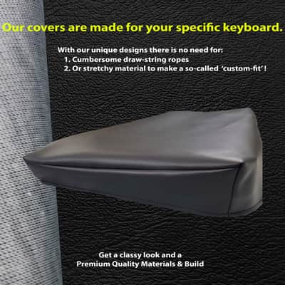 DCFY! Digital Piano Keyboard Dust Cover for Waldorf Other STVC Keyboard | Customize Color, Fabric & Padding Options - Made in U.S.A. image 5