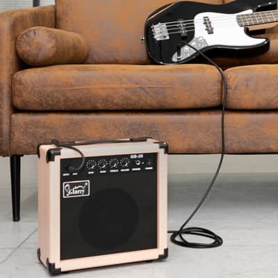 Glarry 20W GB-20 Electric Bass Guitar Amplifier - Natural image 9
